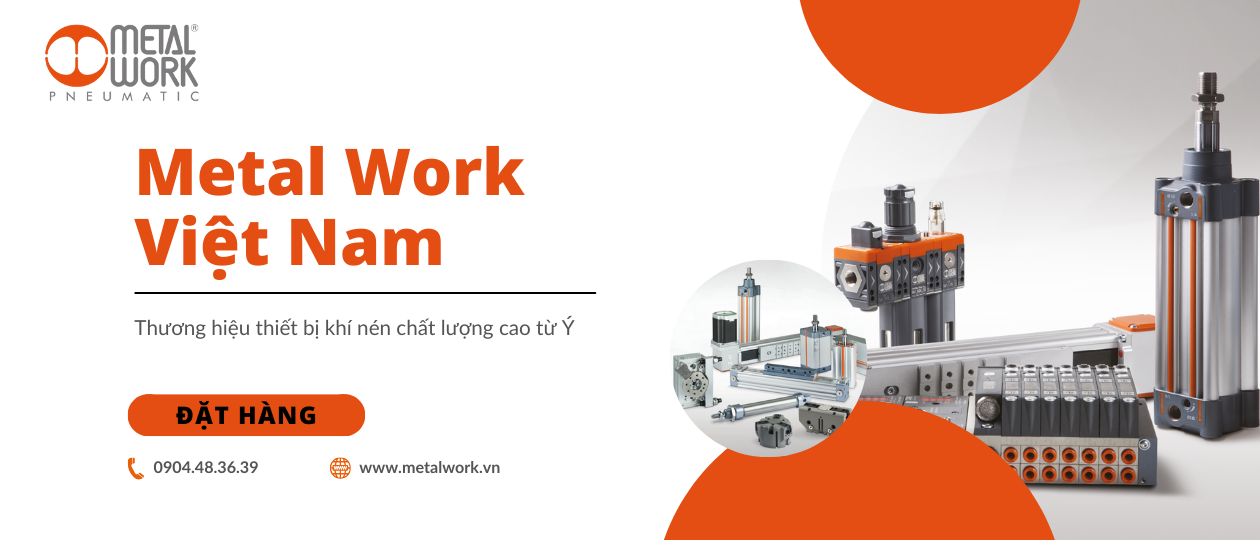 Thiết bị khí nén Metal Work chính hãng phân phối tại Hải Phòng