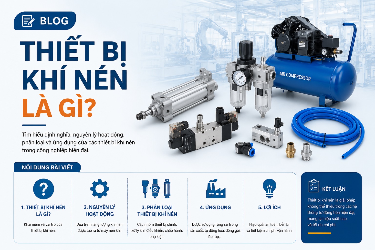 Thiết bị khí nén là gì